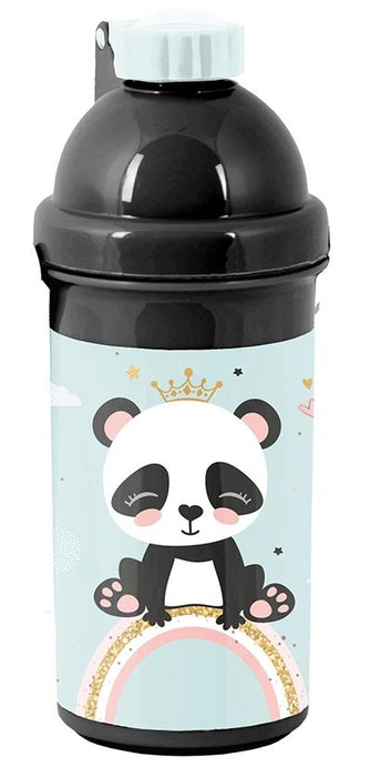 Бутилка за вода Paso Panda - Rainbow, 500 ml
