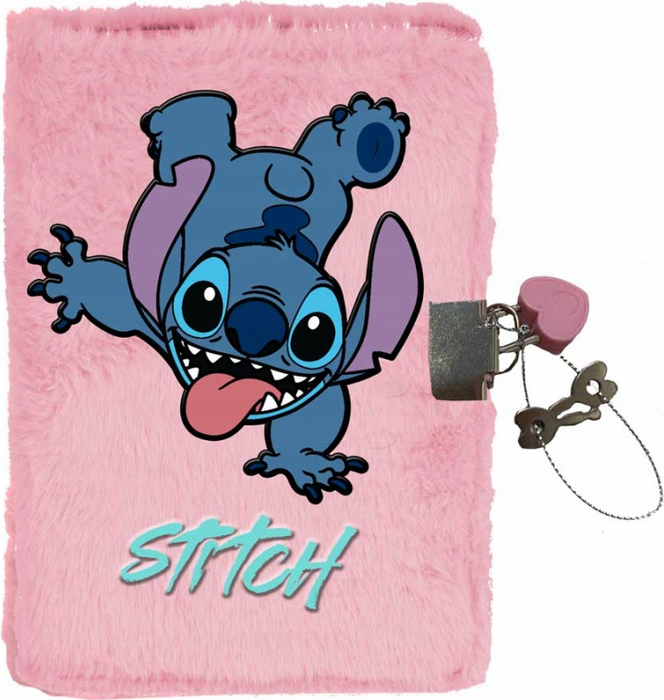 Плюшен таен дневник Paso Stitch - A5, розов