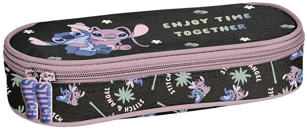 Овален несесер Paso Stich - Enjoy Time Together, 1 цип