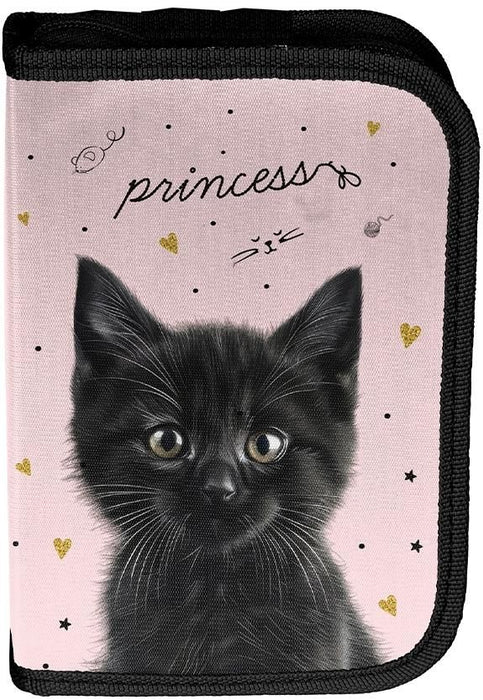 Несесер Paso Black Cat - С 1 цип и 2 крила