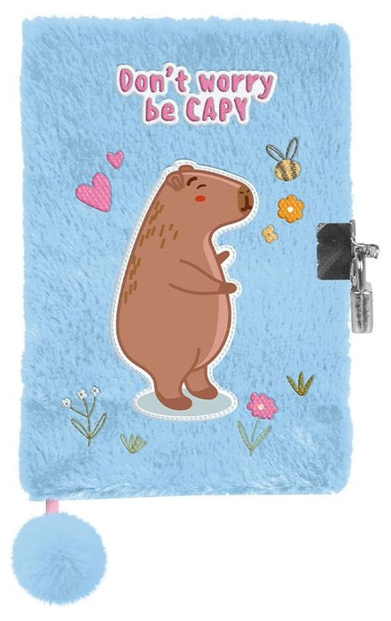 Плюшен таен дневник Paso Capybara - A5, 96 листа