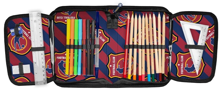 Несесер с пособия Paso Football Club Stripes - 1 цип