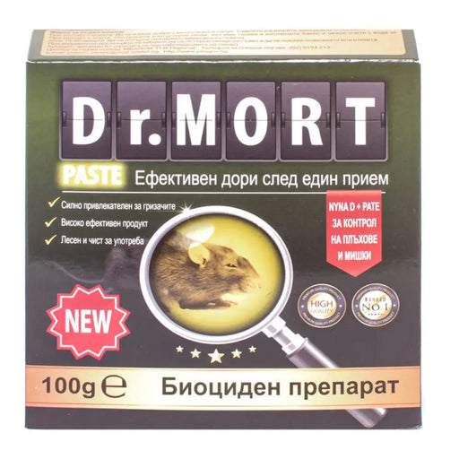 ПАСТА СРЕЩУ ПЛЪХОВЕ И МИШКИ DR. MORT