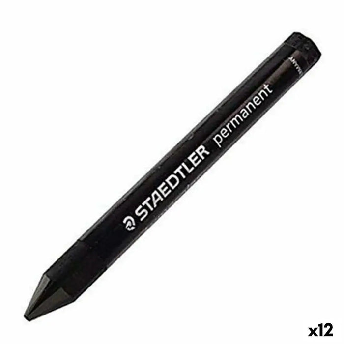 Пастел Staedtler Lumocolor 236-9 Черен Восък (12 броя)