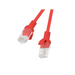 PATCHCORD KAT.5E UTP 1.5M CZERWONY FLUKE PASSED LANBERG 10