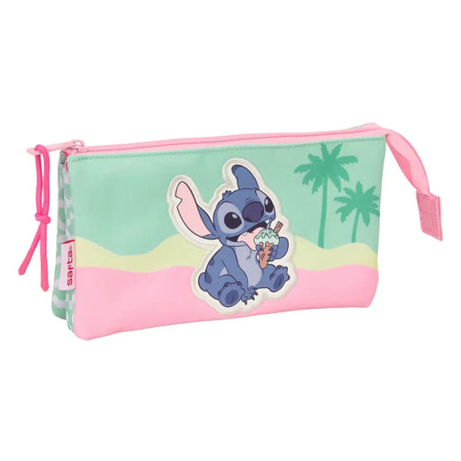 Пътническа Чанта Lilo & Stitch Ice cream Розов 22 x 12 x 3