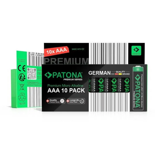PATONA Premium AAA Micro LR03 – 10x алкални батерии 1.5V