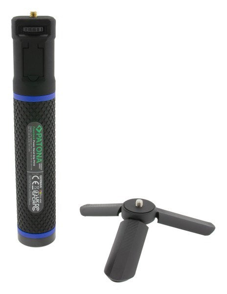 PATONA Premium Grip Power Hand PH10 + Преносима батерия Powerbank Черен