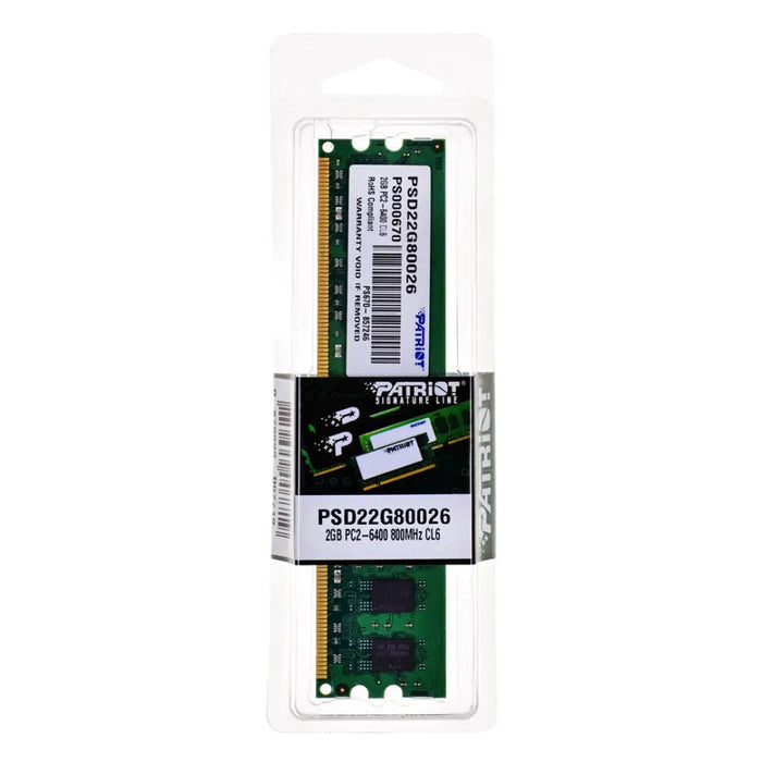 Patriot Memory 2GB PC2-6400 модул памет DDR2 800 MHz