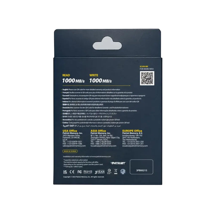 Patriot Memory Transporter Lite 1 TB USB Type-C 3.2 Gen 2