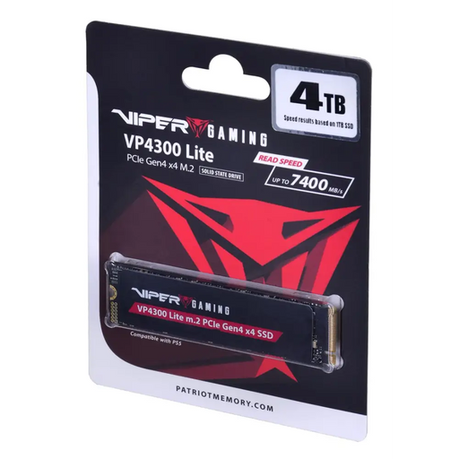 Patriot Memory VP4300 Lite M.2 4 TB PCI Express 4.0 NVMe