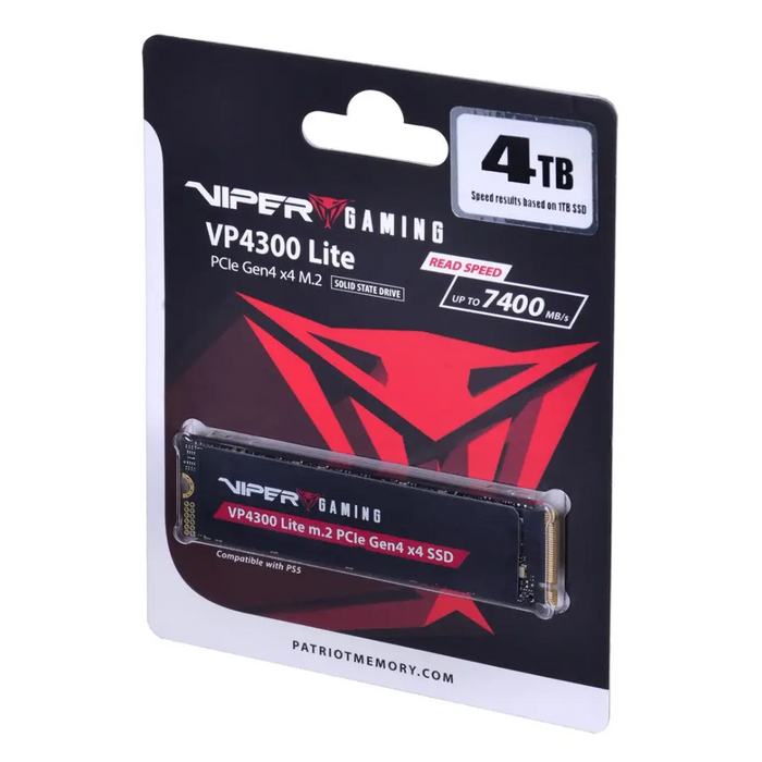 Patriot Memory VP4300 Lite M.2 4 TB PCI Express 4.0 NVMe