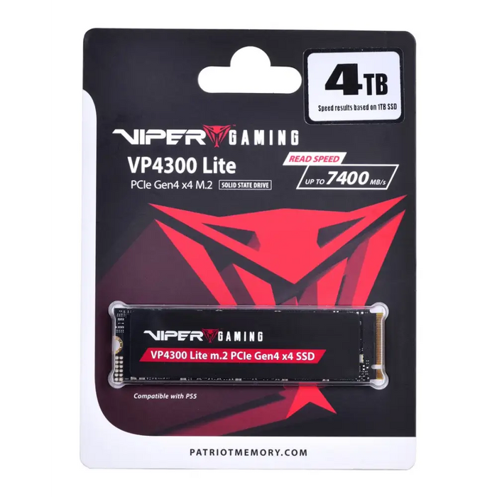 Patriot Memory VP4300 Lite M.2 4 TB PCI Express 4.0 NVMe