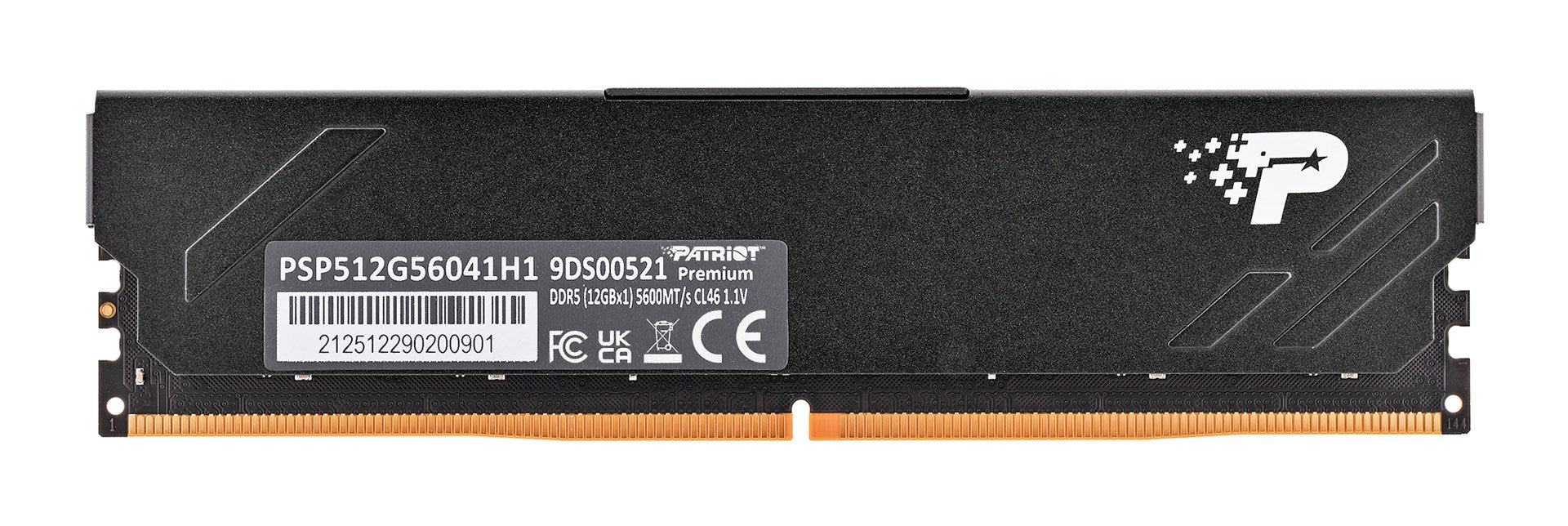 Patriot Premium Black DDR5 12GB 5600MHz радиатор 1Rank