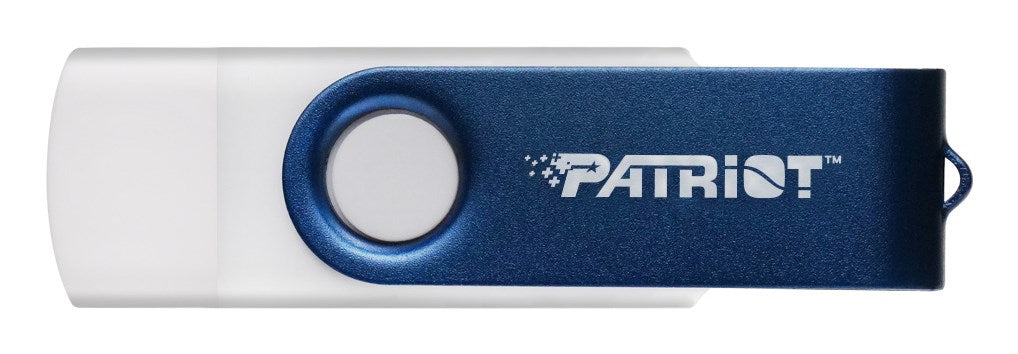 USB флаш памет Patriot Memory Xporter X550 128 GB USB Type-A / USB Type-C 3.2 Gen 1 (3.1 Gen 1) Син, Бял