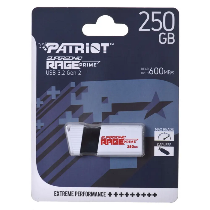 Patriot Rage Prime 600 MB/S 256 GB USB 3.2 8K IOPS