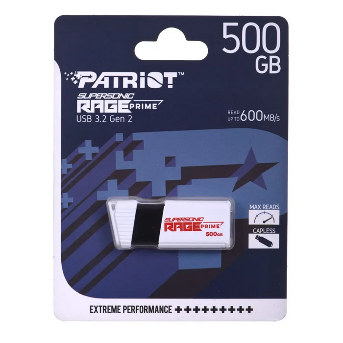 PATRIOT RAGE PRIME 600 MB/S 512GB USB 3.2 8K IOPS