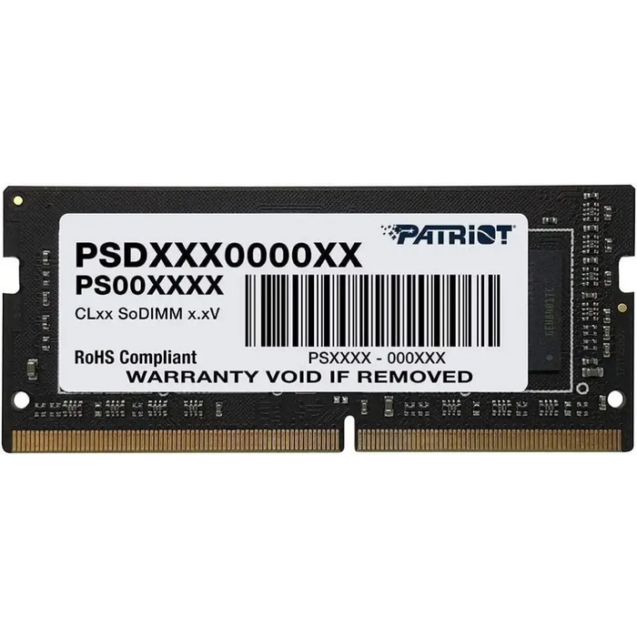 Patriot SO-DIMM DDR4 16GB 3200MHz Bulk Rank1 2Gx8