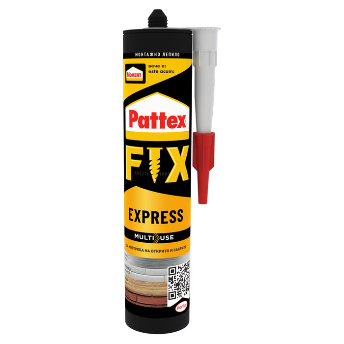 БЪРЗОСВЪРЗВАЩО МОНТАЖНО ЛЕПИЛО EXPRESS FIX 375 G PATTEX