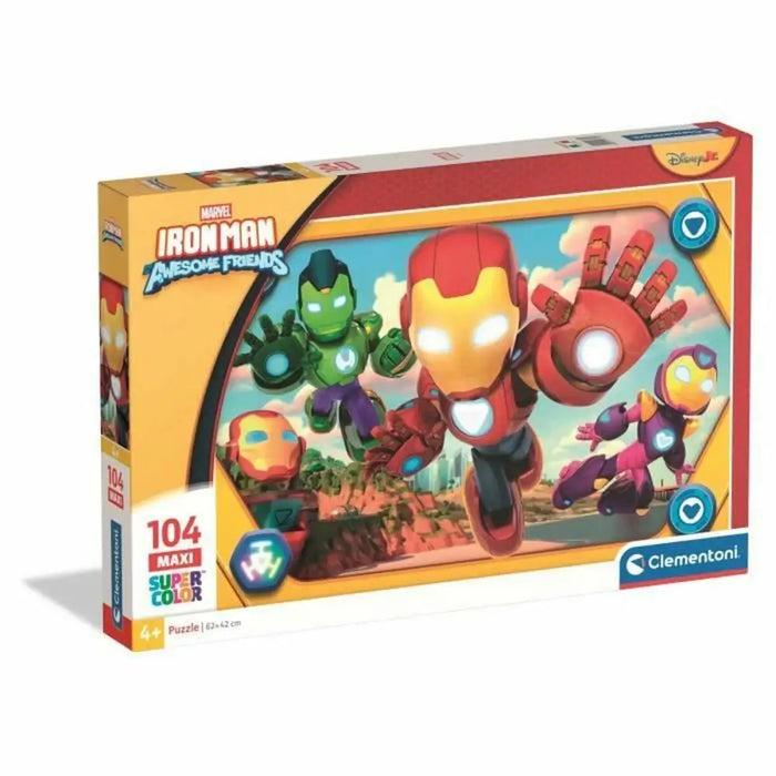 Пъзел Clementoni Maxi - Iron Man and his awesome friends 62