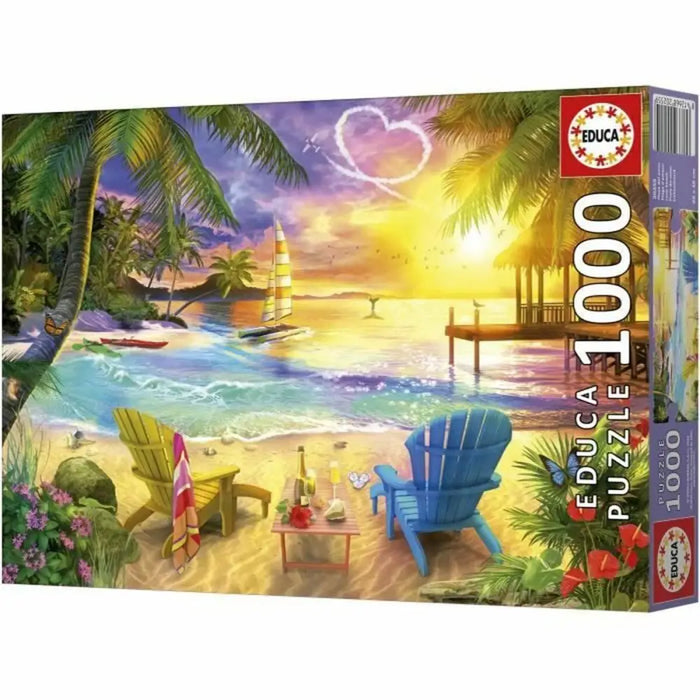 Пъзел Educa Love Beach 1000 Части