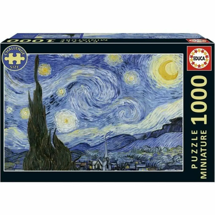 Пъзел Educa Miniatura Noche Estrellada 1000 Части