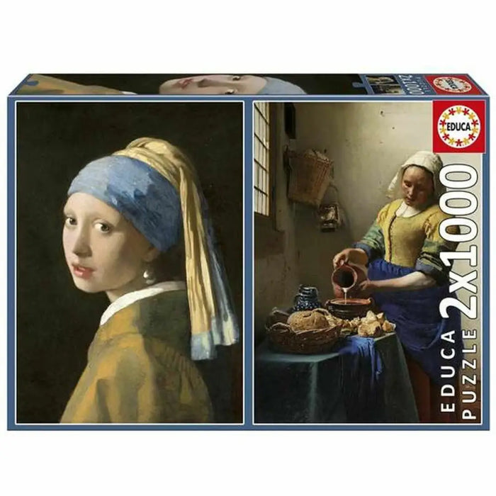 Пъзел Educa Vermeer (2 броя)