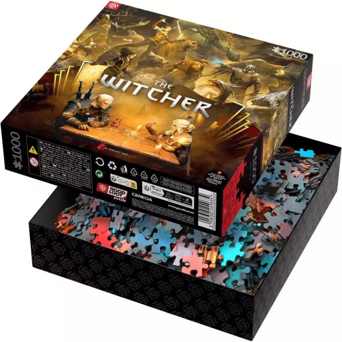 Пъзел Good Loot Gaming - The Witcher: Playing Gwent 1000