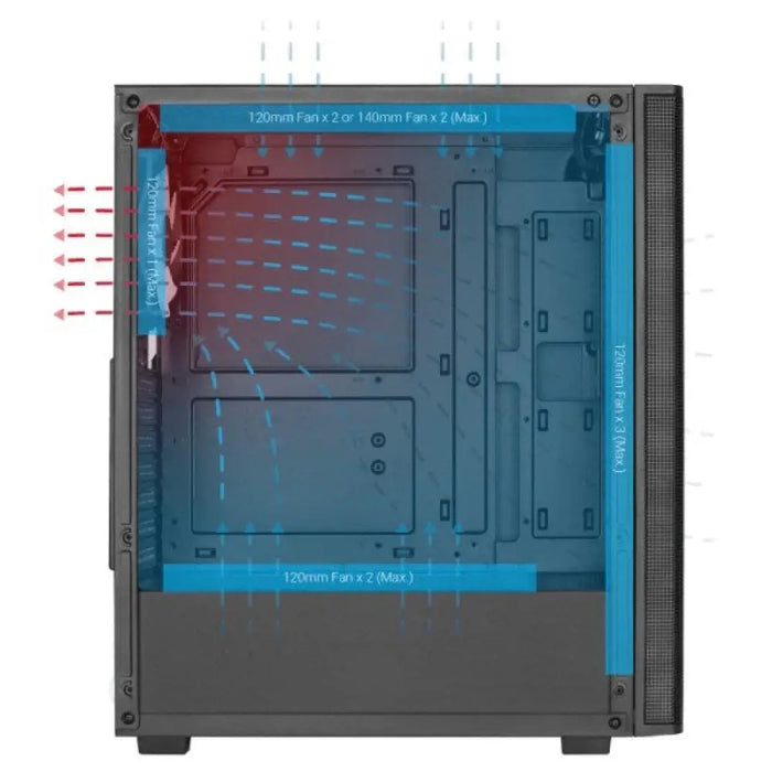 PC кутия Aerocool PGS Designer-G-BK-V1