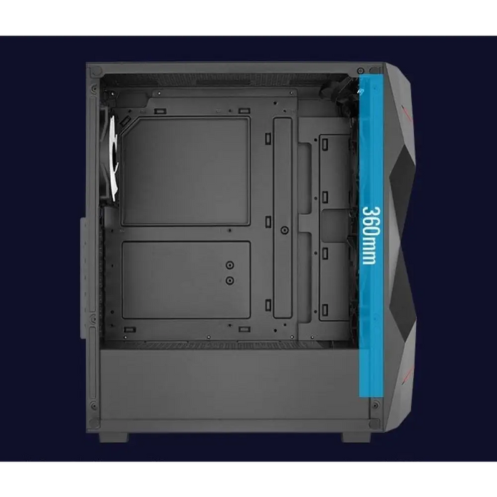 PC кутия Aerocool PGS Volcan-G-BK-V1