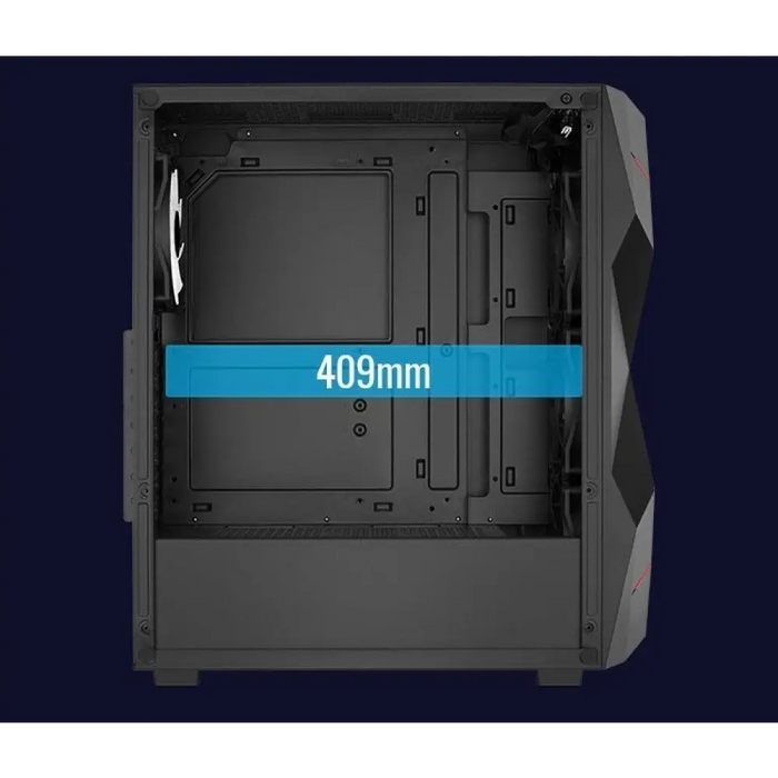 PC кутия Aerocool PGS Volcan-G-BK-V1