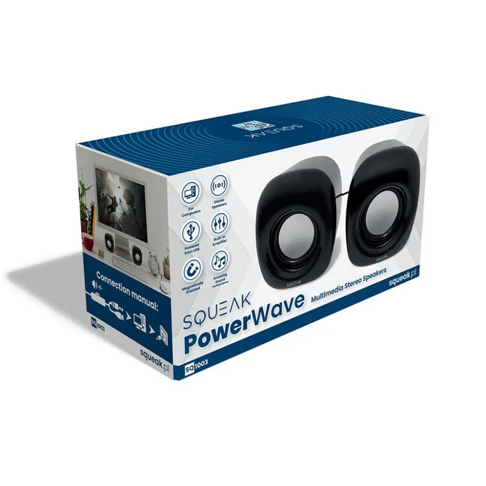 PC високоговорители 2.0 PowerWave SQ1003