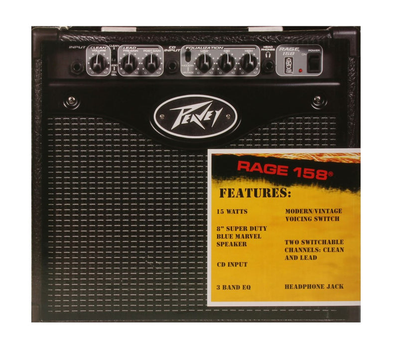 Peavey Electronics Rage 158 - 15W китарен усилвател