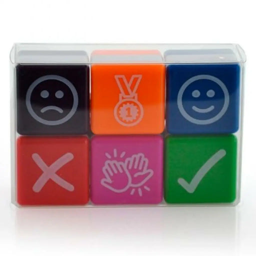 Печат Office Box Icons Многоцветен 2,5 x 2,5 cm 6 Части