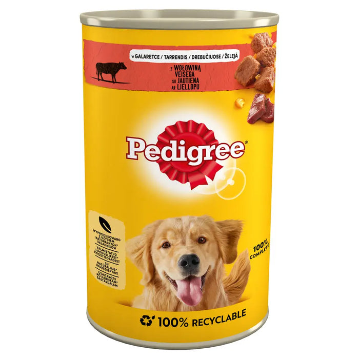 Pedigree 5900951015854 влажна храна за кучета Beef Adult