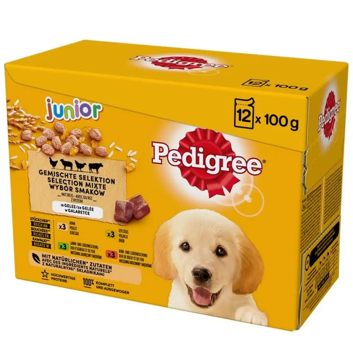 PEDIGREE Junior Selection Mix - Мокра храна за кучета
