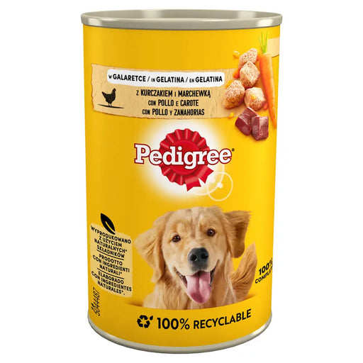 Pedigree с пиле и моркови в желе 400гр