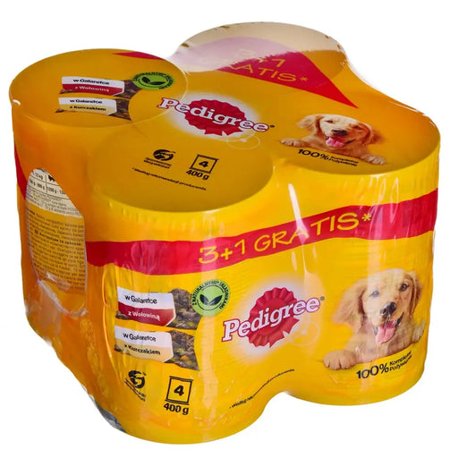 PEDIGREE Телешко и пилешко с желе - Мокра храна за кучета