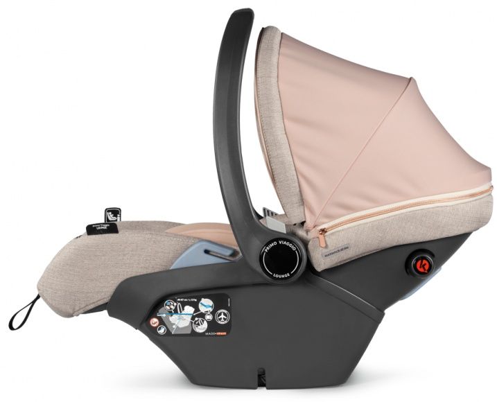Кошница за кола Peg Perego - Primo Viaggio Lounge, i-Size, 40-87 cm, Mon Amour