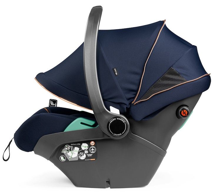 Кошница за кола Peg-Perego - Primo Viaggio Lounge, 40-87 cm, Blue Shine