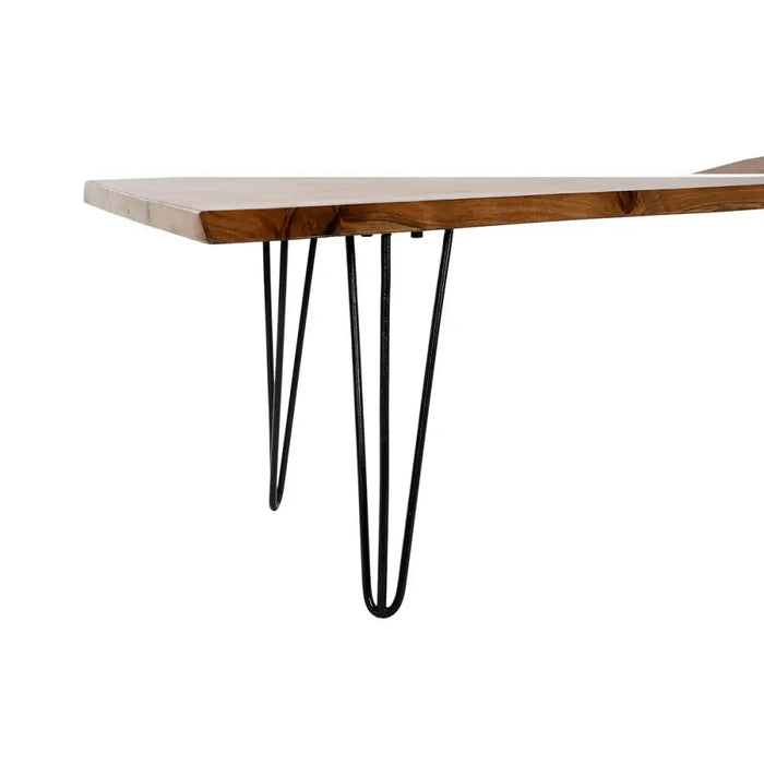 Пейка DKD Home Decor 160 x 46 x 46 cm Естествен Черен