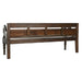 Пейка Home ESPRIT Тъмно сив тиково дърво 196 x 68 x 82 cm