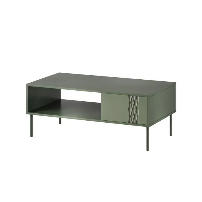Пейка/маса Cama TRESSE 110x60x40 зелен мат