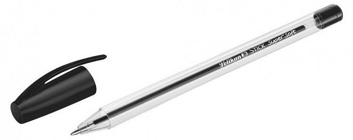 Химикалка Pelikan Hang Stick - 1.0 mm, черна
