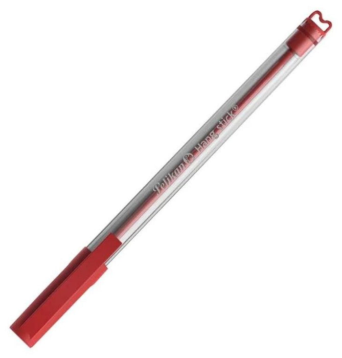Химикалка Pelikan Hang Stick - 1.0 mm, червена