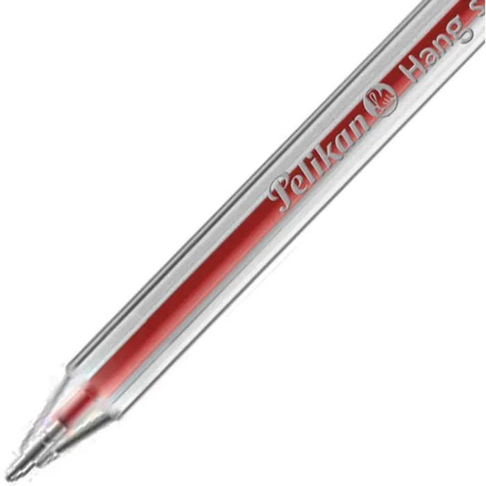 Химикалка Pelikan Hang Stick - 1.0 mm, червена