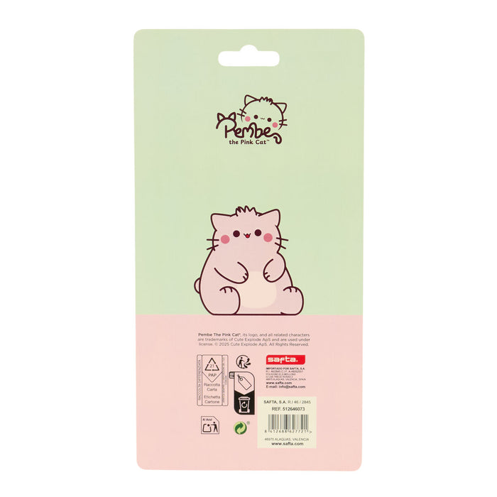 Папка с пръстени Pembe The pink cat