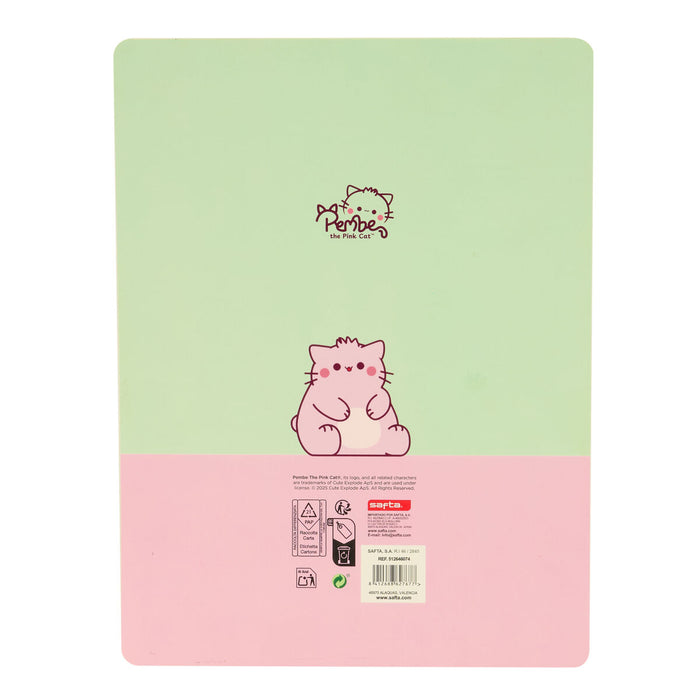 Папка с пръстени Pembe The pink cat