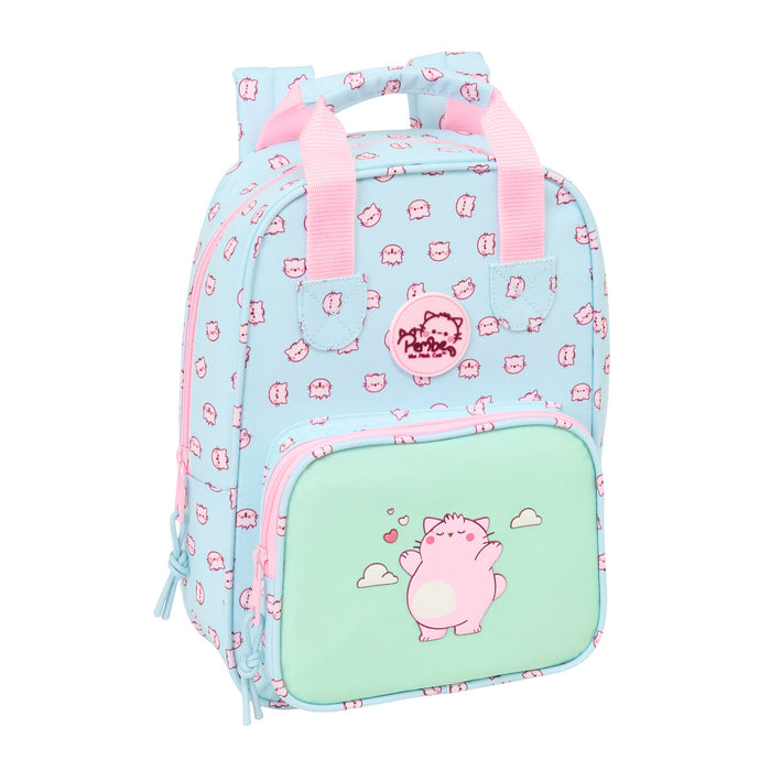Училищна чанта Pembe The pink cat Многоцветен 20 x 28 x 8 cm