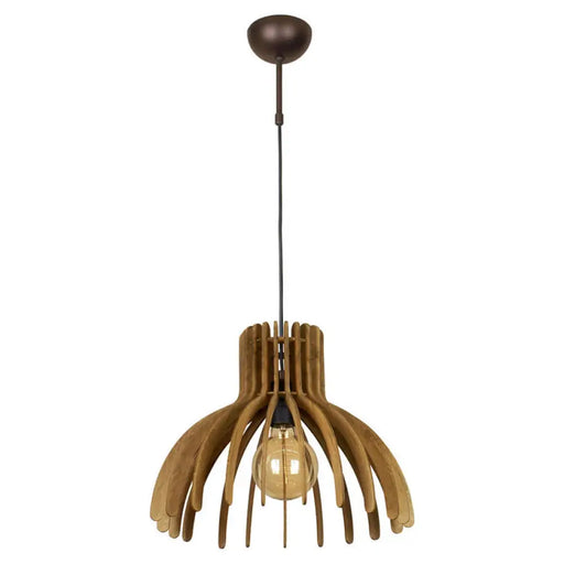 ПЕНДЕЛ АНЕМОНА E27 60W ОРЕХ LIGHTSTYLE